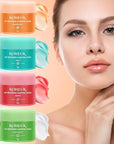 12 Pack Lip Sleeping Mask Set, Overnight Lip Treatment, Nourish and Hydrate Lip Mask With Vitamin C and Coconut Oil, Lip Balm for Dry Lips, Reduce Lip Lines and Improve Lip Color