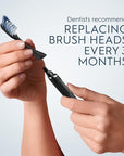 Oral-B Clic Toothbrush Ultimate Clean Replacement Brush Heads, White, 2 Count