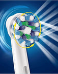 Oral B Cross Action Electric Toothbrush Replacement Brush Heads Refill, 4Count