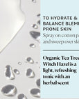 Sky Organics Organic Tea Tree & Witch Hazel for Face, Purifying Facial Toner to Hydrate, Soothe, Cleanse and Balance Blemish-Prone Skin, Helps Minimize The Appearance of Pores, 8 fl oz webook
