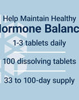 Life Extension DHEA 25 mg – For Hormone Balance, Immune Support, Sexual Health and Anti-Aging - Supports Memory & Mood - Non-GMO, Gluten-Free, Vegetarian - 100 Dissolve-In-Mouth Tablets