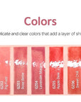 Chewy Lip Glaze, High Shine Lip Gloss, Korean Beauty (GZ03 Rose Bebe, 3.5 grams)