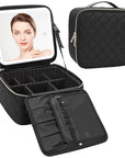 Relavel travel makeup bag with