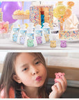 24 Sets Baby Shower Bear Lip Supplies