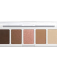 wet n wild Color Icon Eyeshadow Makeup 5 Pan Palette, Matte, Shimmer, Metallic, Long Wearing, Rich Buttery Pigment, Cruelty Free - Walking On Eggshells