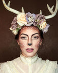 CCbeauty Brown Face Paint Stick,Face Painting Kit,Professional Oil Based Body Paint,Non Toxic SFX Makeup For Deer Elk Bear Halloween Costume Cosplay,Full Coverage Painting Foundation + Makeup Sponge