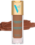 Veil Cosmetics Complexion Fix Liquid Foundation – Buildable Deep Neutral)