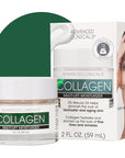 Advanced Clinicals Collagen Cream Gel-Like Facial Lotion | Collagen Peptide + Hyaluronic Acid Moisturizer For Face Helps Hydrate Dry Skin & Improve Appearance Of Wrinkles & Fine Lines, 2 Fl Oz