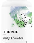 THORNE Acetyl-L-Carnitine - 500 mg - Supports Brain Function and Healthy Nerve Sensations in The Hands and Feet - Gluten-Free, Soy-Free, Dairy-Free - 60 Capsules