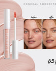 Pink Concealer HD Liquid Contour, Hydrating, Lightweight, Full Girls, 03