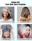 Instant Hair Color Shampoo in Minutes - 3 in 1 Cherry Brown Dye, Long Lasting, Easy to Use