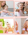 Absorbent microfiber spa wrist towels,