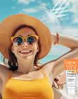 NICEFACE Tinted Sunscreen for Face with SPF 40 - UV Protection - Moisturizer & Lightweight Facial Sunscreen with Vitamin C and Vitamin E, for All Skin Type (40ml), Bronze