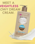 Jergens Natural Glow Hydra Gel Moisturizer, Hyaluronic Acid Tanning Lotion, Hydrating Tanning Gel, Fragrance-Free Self Tanner, Medium to Deep Skin Tones 8.3 Oz