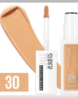 Maybelline Super Stay Liquid Concealer Makeup, Full Coverage Concealer, Up to 30 Hour Wear, Transfer Resistant, Natural Matte Finish, Oil-free, Available in 16 Shades, 30, 1 Count