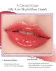 Flower Knows Midsummer Fairytales Lip Gloss G09 Dream Voyager + Violet Strawberry Rococo Glitter Lip Gloss G02 Rasberry Booze