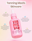 The Fox Tan Sunkissed Duo Bundle, Self-Tanning Face Serum & Body Lotion For Natural Streak-Free Tans, Vegan & Cruelty Free, 100mL + 300mL (2 Products)