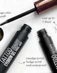 Cilrofelr Tattoo Peel Off Eyebrow Gel, Easy Tattoo Brow Peel Off Gel, Last Up to 3 Days, Waterproof, Transfer-proof, For Fuller & Defined Looking Brows, Warm Brown (2 Pack)