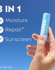 NIVEA Smoothness Lip Care, Sunscreen Lip Balm with SPF 15 Broad Spectrum, Shea Butter, Nourishing Oils and Vitamin C & E, 3-in-1 Moisture, Repair and Sunscreen, 0.17 Oz Stick, Pack of 4