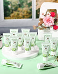 12 Pcs Mini Aloe Vera Lotion Bulk, 1 oz Travel Size Aloe Vera Lotion for Sunburn Relief, Organic Mini After Sun Lotion Daily Moisturizing, Mini Aloe Shea Butter Lotion for Face and Body