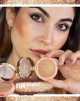 Oulac Luminous Blush Face Bronze Gold Warm | 4.8g