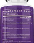 Ancestral Supplements Grass Fed Beef Brain Supplement with Beef Liver, Whole Food Brain Support Promotes Brain, Mood, and Memory Health, Brain and Liver Health Formula Capsules, Non-GMO, 180 Capsules