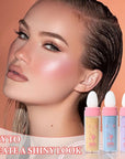 3PCS Polvo De Hadas Highlighter Glitter Stick Body