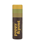 Poppy & Pout Midnight Mint Jumbo Lip Balm | All Natural Lip Balms & Moisturizers | Hydrates with Beeswax, Vitamin E, Organic Coconut Oil | Cruelty-Free | Lip Balm in Recyclable Cardboard Tube