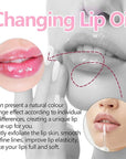 Magic Color Changing Lip Oil, Plumping Moisturizing Lip Gloss Oil, Long Lasting Nourishing Non-sticky Fresh Texture. (Pearlescent)