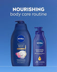 NIVEA Nourishing Botanical Blossom Body Wash with Nourishing Serum, Moisturizing Body Wash for Women, Enriched with Provitamin B5 and Vitamin E, 30 Fl Oz Bottle