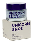 UNICORN SNOT Holographic Face Glitter & Body Glitter Gel | Holiday Glitter Makeup: Stocking Stuffers & Christmas Gift | Hair Glitter, Vegan & Cruelty Free, 1.7 oz Silver Glitter (Disco)