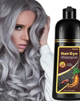 Silver Gray Hair Dye, Hair Dye Shampoo 3 in 1, Silver Hair Shampoo, Hair Color Shampoo for Gray Hair, Champu Para Canas & Shampoo Para Canas Mujer