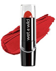 wet n wild Silk Finish Lipstick, Hydrating Rich Buildable Lip Color, Formulated with Vitamins A,E, & Macadamia for Ultimate Hydration, Cruelty-Free & Vegan - Cherry Frost