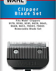 Wahl Clipper Detachable Cordless Hair Clipper Blade Replacement Set, Compatible 6275LP/9179/9590/9591/9639/9645/9649LP/9655/79434/79003/79005 – Model 2167