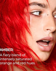 XMONDO Color Amber Mask – Semi-Permanent Red Dye with Bond Booster & Hyaluronic Acid, 8 oz