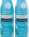 Trader Joe's Nourish Spray Sunscreen SPF 50+ Broad Spectrum (2-Pack)