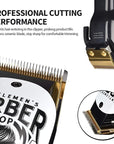 BESTBOMG® Updated Professional Hair Clippers Cordless Hair Haircut Kit Rechargeable 2000mAh Hair Beard Trimmer Haircut Grooming Kit with 6 Guide Combs & for Men/Father/Husband/Boyfriend