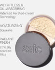 Saie Airset Radiant Loose Setting Powder - Weightless Translucent () 0.14 oz