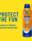 Banana Boat Sport Cool Zone SPF 30 Sunscreen Spray Twin Pack | Sport Sunscreen Spray SPF 30, Clear Sunscreen Spray, Banana Boat Sunscreen Spray SPF 30, Oxybenzone Free Sunscreen Pack, 6oz each
