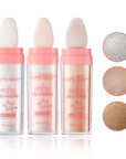 3PCS Polvo De Hadas Highlighter Glitter Stick Body