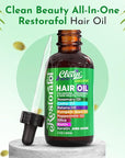 Clean Beauty Rosemary Hair Oil For Growth with Castor Oil Batana Oil Pumpkin Seed Oil Peppermint Oil Silica Biotin Collagen Keratin Saw Palmetto Horsetail Tea Tree Vit E Aloe Vera Jojoba (1 Pack)