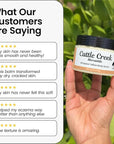 Cattle Creek Whipped Beef Tallow for Skin & Face – Deeply Moisturizing Tallow Balm – Organic Grass-Fed Skincare – Nourishes Dry, Sensitive Skin– Non-Comedogenic, Fast-Absorbing (4oz, Vanilla)