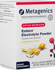 Metagenics Endura - Electrolyte Balance Supplement Powder - Hydrating Packets - with Ascorbic Acid & Calcium - Non-GMO, Gluten-Free & Vegetarian - Lemonade Flavor - 30 Packets (0.2 oz Each)