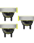 Genuine Philips OneBlade 360 Replacement Blades, For OneBlade Electric Shaver and Trimmer, 3 Pack, Model QP430/60