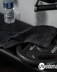 100% Cotton Washcloths Set 13” x 13” | Black Towels | Set of 6 Ultra Soft and Highly Absorbent Washcloths Sets for Bathroom, Gym, Hotel, Spa | Machine Washable Face Towel
