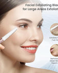 Dermaplaning Tool for Face Exfoliation, with 20 Replaceable Blades, Facial Shaver/Eyebrow Razor, Peach Fuzz Removal Eyebrow Shaper for Women, Easy to Use Dermaplaner Help Exfoliate and Smooth Skin