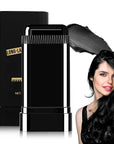 Safe and Convenient Comb Hair Dye, Touch up Combs, Waterproof and Sweat-Proof Hair Dye Comb, Portable Colouring Hair Dyes, 2 in 1 Instant Dye for Women & Men (Black)