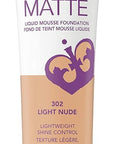Rimmel Stay Matte Foundation, Light Nude, 1 Fluid Fluid Ounce