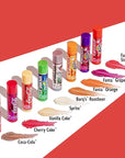 Lip Smacker Coca-Cola Flavored Balm, 8 Count, Flavors Coke, Cherry Vanilla Sprite, Root Beer, Orange Fanta, Grape Strawberry Fanta