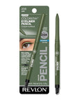 Revlon ColorStay Pencil Waterproof Eyeliner, Smudge-Proof, Eye Makeup with Built-In Sharpener, 206 Jade, 0.01 oz